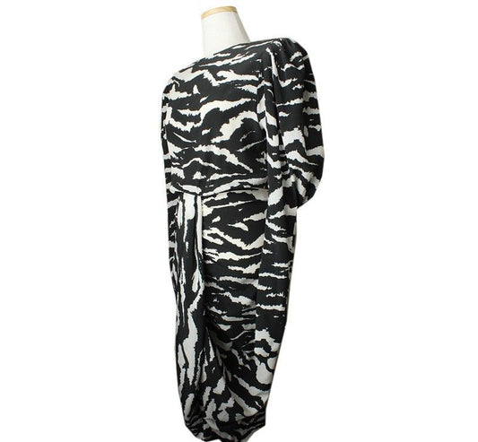 ISABEL MARANT 21SSコレクション ジブラ ショリング シルク混合 ワンピース 34 26809554