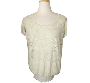 SALVATORE FERRAGAMO Lime Grafik Lochmuster Baumwollstrick M 26809971