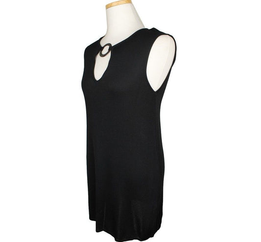 MaxMara Black Metal Decoration Knit Tank Top S 26809911