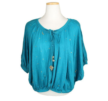 TSUMORI CHISATO Emerald Blue Mond & Stern Wollstrickjacke 2 26810122