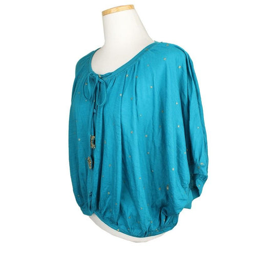 TSUMORI CHISATO Emerald Blue Moon & Star Wool Knit Cardigan 2 26810122