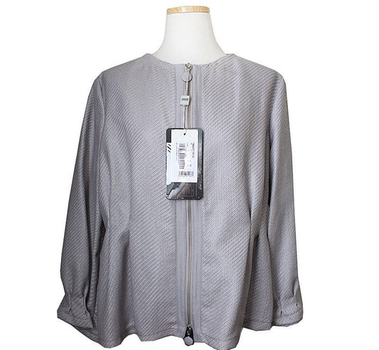 ARMANI Almani Lightgrau Zip-Jacke 55 35966491