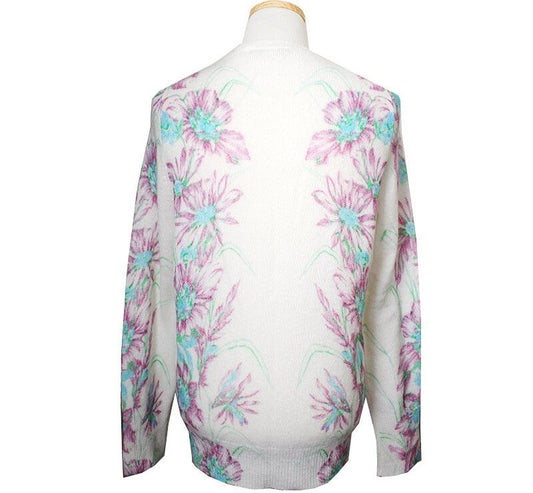 BLUMARINE Flower Mohair Blend Knit Top 44~55 32742307