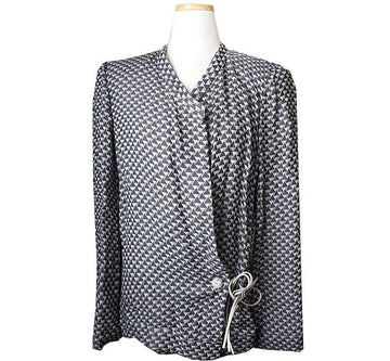 Armani Collegioni Gray Printed Jacket 66 33421184