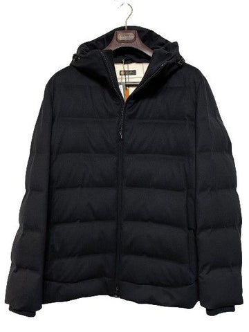LORO PIANA ブラックカシミヤグースダウン7519122409 38248048