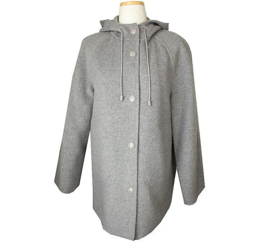 Joseph Gray Hooded Half Coat 55 66 26810451