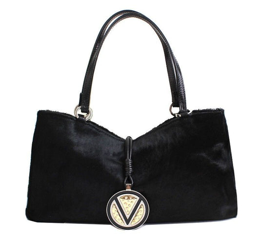 Valentino Black Suede Tote Bag 38436700