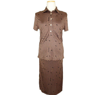 Fendi Brown Logo Two-Piece Set 44~55 26809641