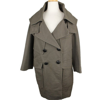 ISABEL MARANT Kaki Doppelknopf Kapuzenjacke0 26810345