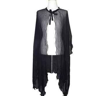 Armani Collegioni Black Silk Shawl 33421592
