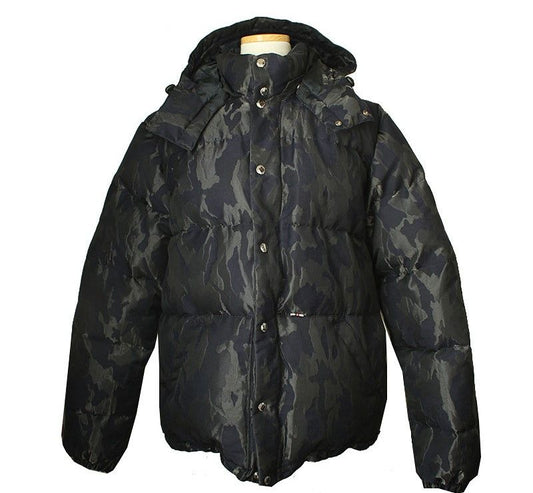 Maison Kitsune Camouflage Men's Hooded Short Padded Jacket L 100105 28141677
