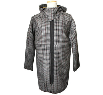 Marni Kids Gray Check Hooded Jacket 10 Years 26812137