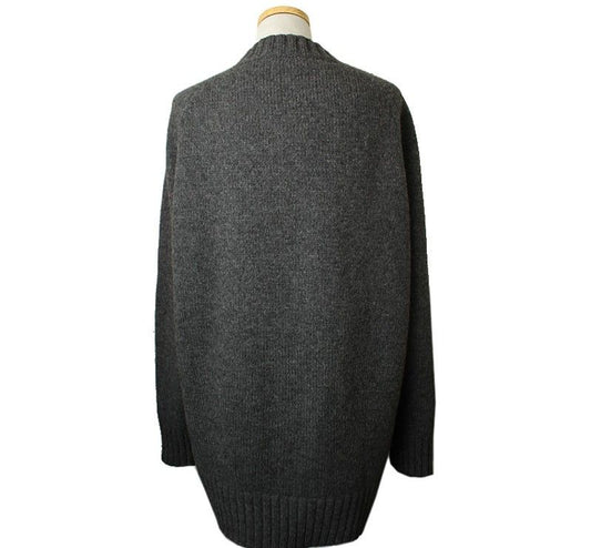 Theory Gray Wool Blend Knit Cardigan S 26809859