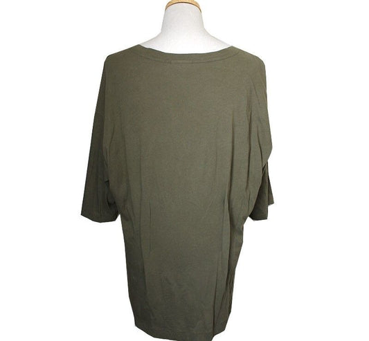 Dries Van Noten Olive Green T-Shirt 66 35695725
