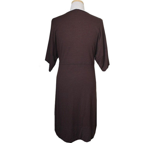 THEORY Brauner Wollstrickkleid 55 34411501