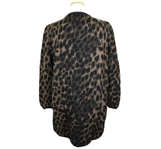Moncler Leopard Wool Knit Top 40 26809862