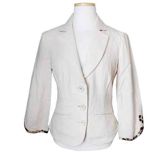 MOSCHINO Jeans Baumwolle Beige Jacke 44 34846700