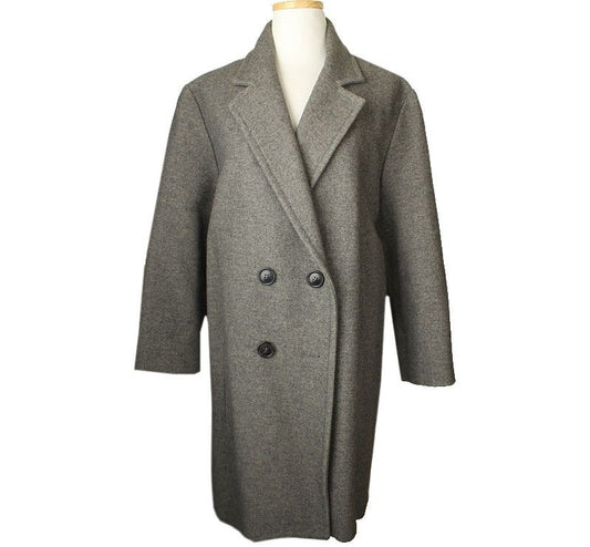 Isabel Marant Melange Grey Wool Coat 01 26810437