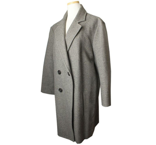 Isabel Marant Melange Grey Wool Coat 01 26810437