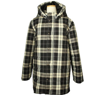 MSGM Kinder Schwarz & Weiß Tartan-Check Kapuzenjacke 14 Jahre 28141676