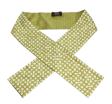 Coach Light Green Dot Scarf 38883578