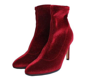 GIUSEPPE ZANOTTI ジュゼッペ・ザノッティ パープル グリッター アンクルブーツ 36 38884436