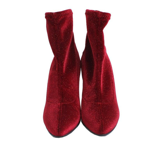Giuseppe Zanotti Purple Glitter Ankle Boots 36 38884436