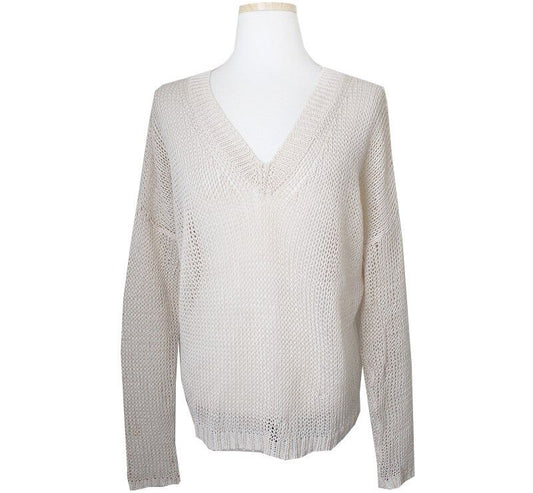 THEORY Beige Strickoberteil 66~77 35298868