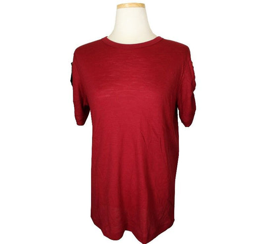 Louis Vuitton Wine Velvet Detail T-Shirt 55 26807121