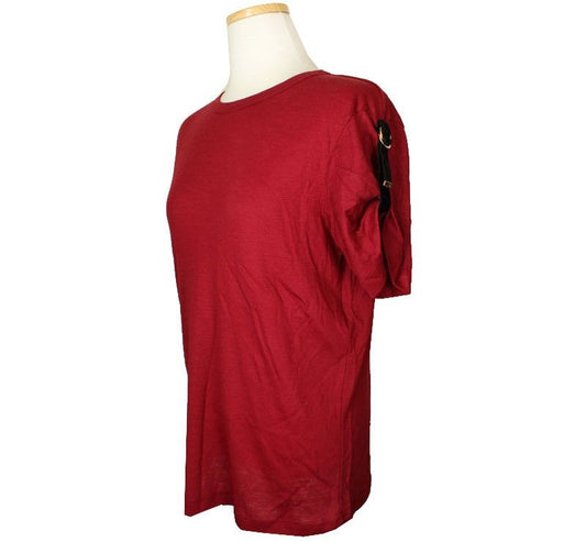 Louis Vuitton Wine Velvet Detail T-Shirt 55 26807121