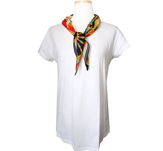 Dolce & Gabbana Silk Scarf T-Shirt 55 33755885