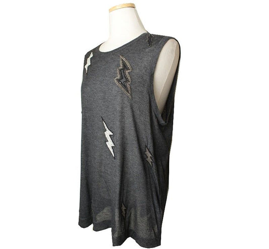 Zadig & Voltaire Beaded Sleeveless Top S 26807176
