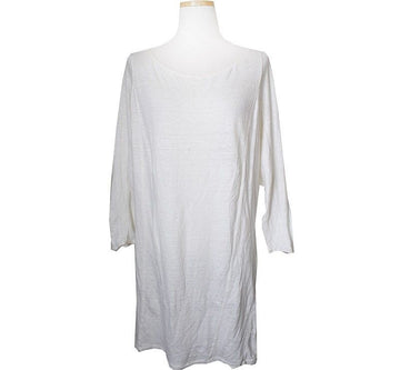 Theory Ivory Linen Blend Dress 66~77 33654462