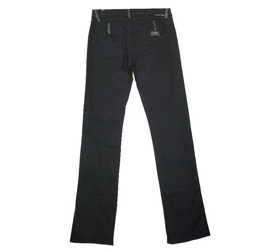 ARMANI Emporio Schwarze Denim-Hose mit silberner Dekoration 2877 26809660