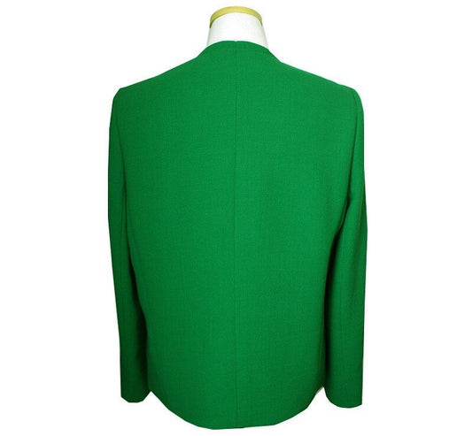 Celine Gold-Tone Green Jacket 36 39034399