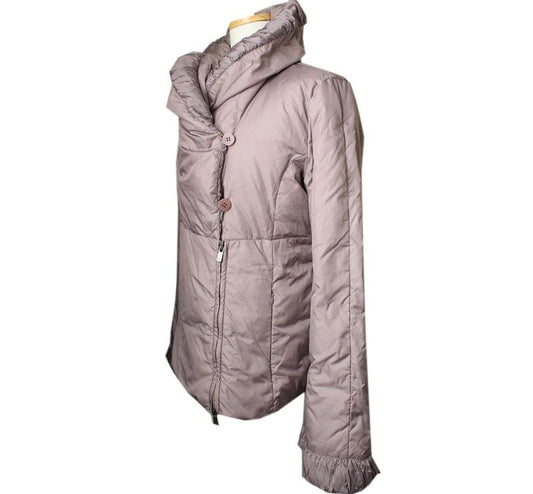 Armani Collezioni Lilac Ruched Padded Jacket 40 26812140