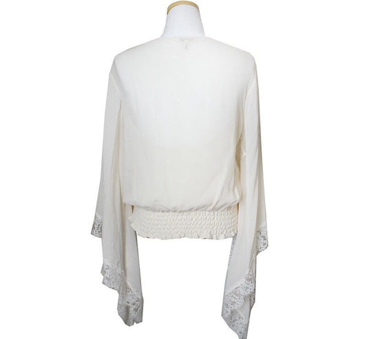 Escada Beige Silk Lace Blouse 44~55 38712968