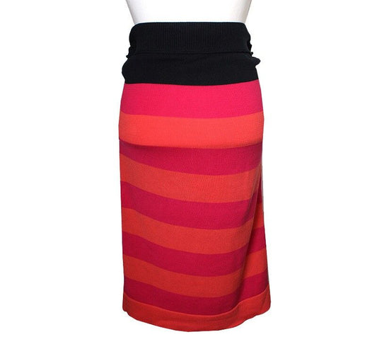 Sonia Rykiel Knit Stripe Skirt 36~Small 55 39219702