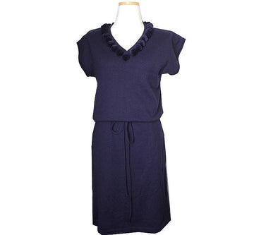CACHAREL アルパカ混紡ネイビーワンピース 44~55 39219724