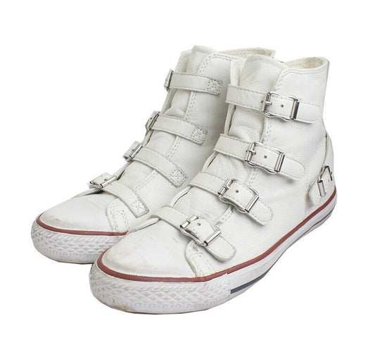 Ash White High-Neck Sneakers 37 39219860