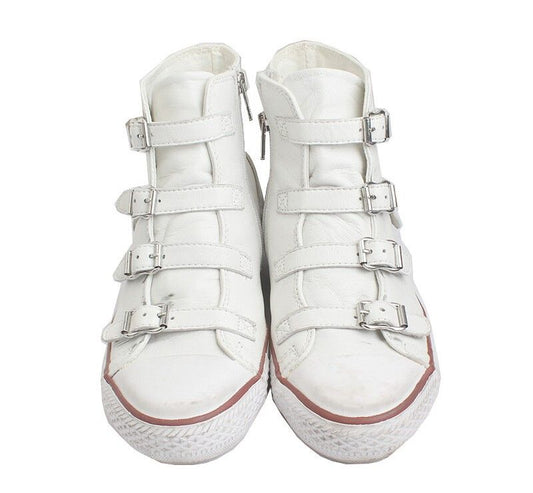 Ash White High-Neck Sneakers 37 39219860