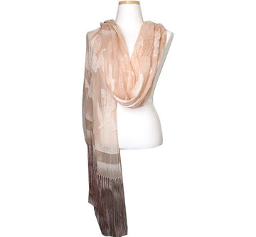 Armani Silk Blend Fringe Stole/Scarf 39220105