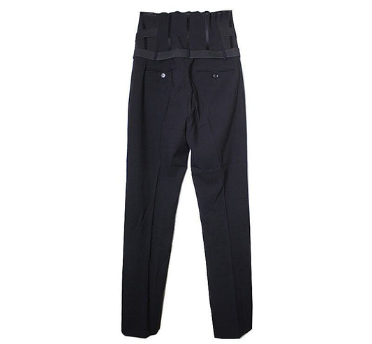 DOLCE & GABBANA Schwarze High-Waist-Hose 55 39388201