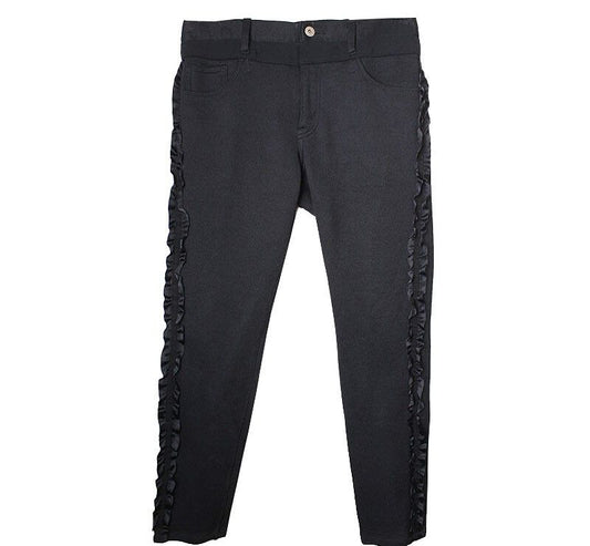 JUNYA WATANABE Schwarze Applikationshose 55 39570689