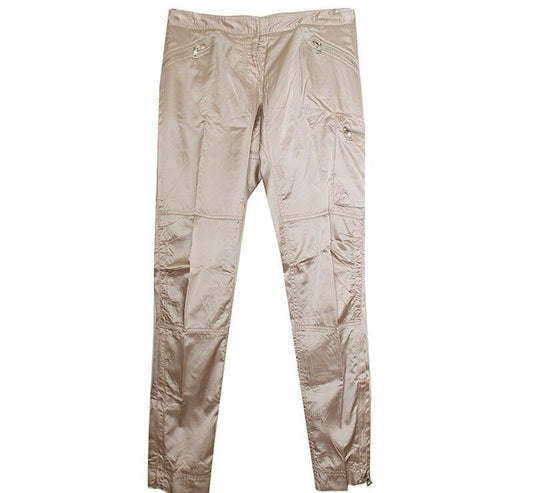 PRADA Beige Satin Cargo Hose 44~kleine 55 39388218