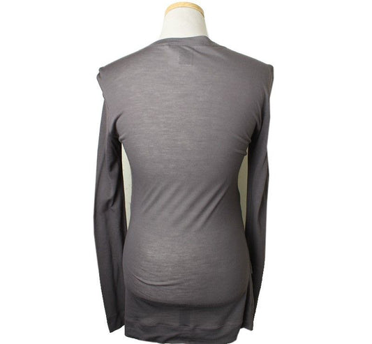 Diane Von furstenber g Gray Silk Shirred Top P 26807147