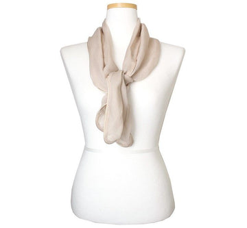 Armani Collezioni Sand Beige Silk Scarf 39798280
