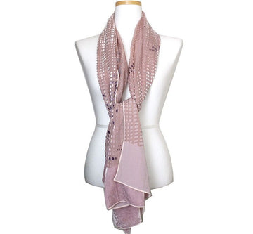 Armani Collegioni Debore Silk Velvet Stole Scarf A++ 12345 39798294