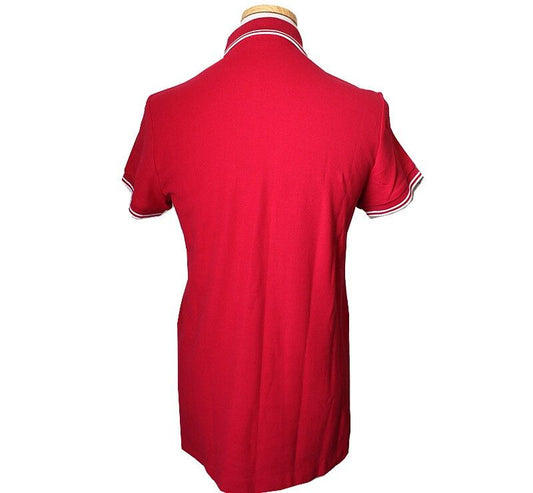 Moncler Crimson Red Pique Shirt 44 33755883