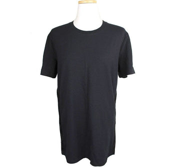 DOLCE & GABBANA ブラックサテンアプリケTシャツ 55 30784008